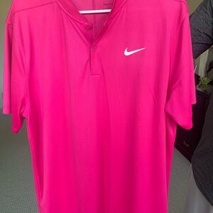 Nike Men's Pink Golf Polo
